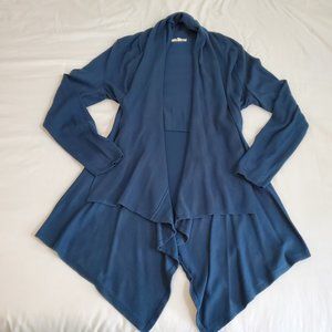 Maurices Turquoise Waterfall Open Front Cardigan - Size Large